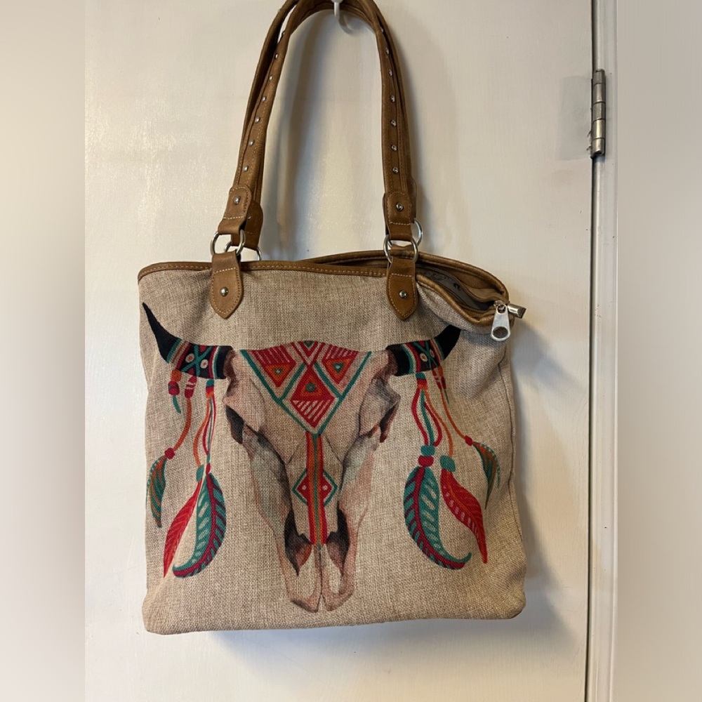 Montana West cow skull purse